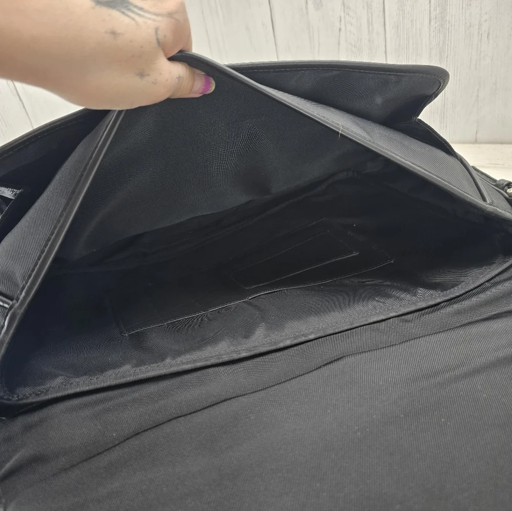 Coach Black Laptop Messenger Bag